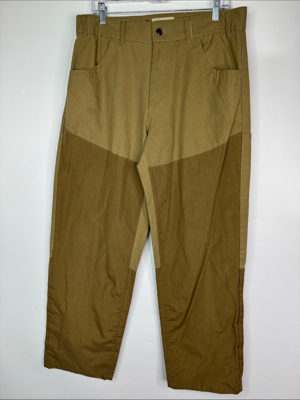 Vintage Gander Mountain Upland Brush Hunting Brown Pants Size 34x32